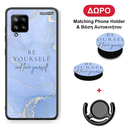 Be Yourself - Samsung Galaxy A42 θήκη + Δώρο Phone Holder & Βάση Αυτοκινήτου