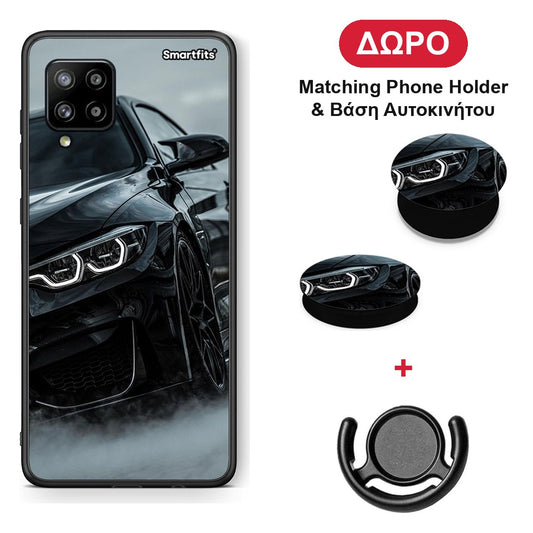 Black BMW - Samsung Galaxy A42 θήκη + Δώρο Phone Holder & Βάση Αυτοκινήτου