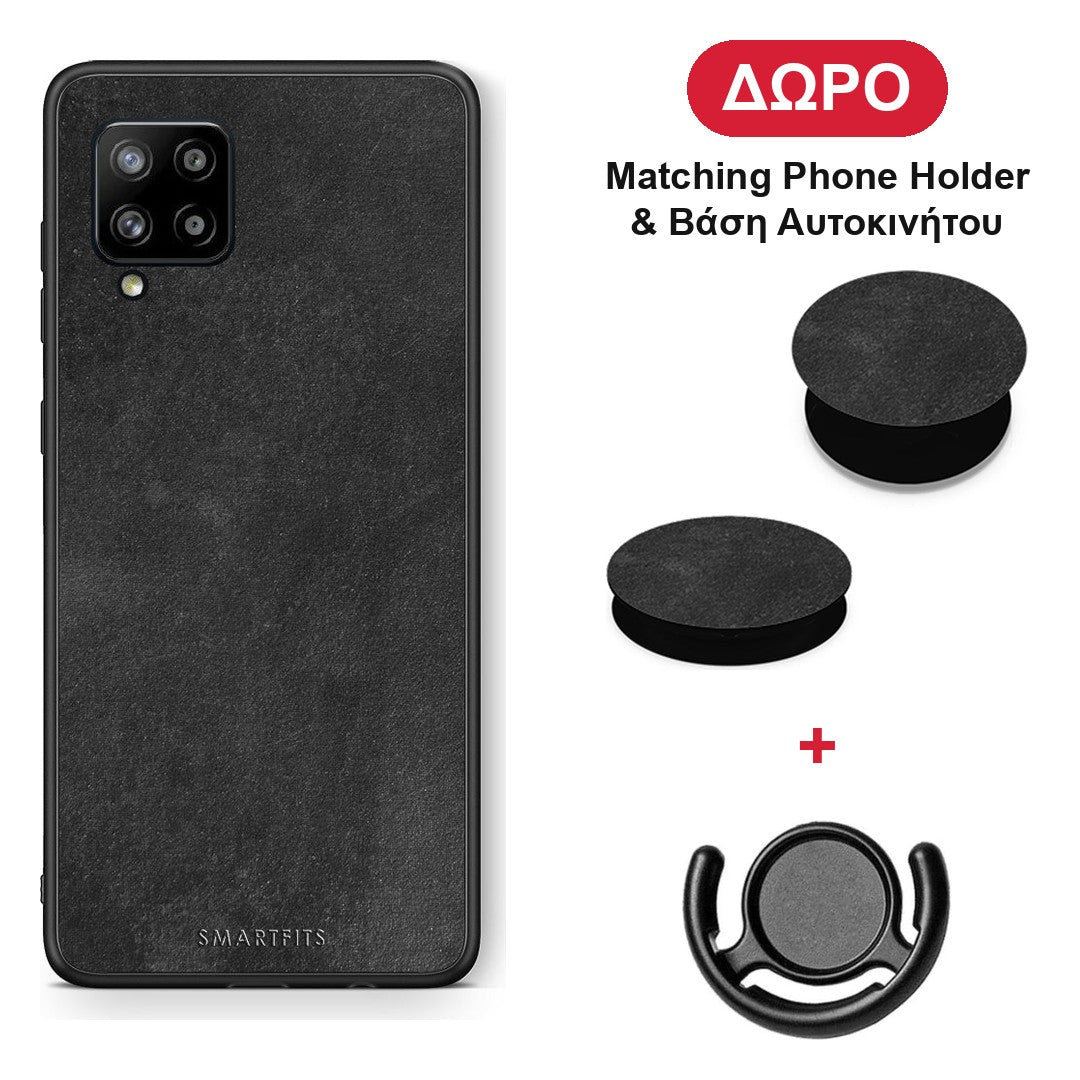 Color Black Slate - Samsung Galaxy A42 θήκη + Δώρο Phone Holder & Βάση Αυτοκινήτου
