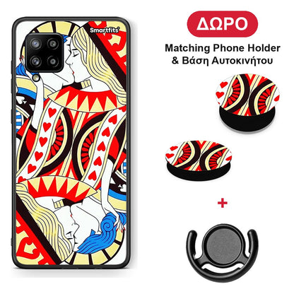 Card Love - Samsung Galaxy A42 θήκη + Δώρο Phone Holder & Βάση Αυτοκινήτου