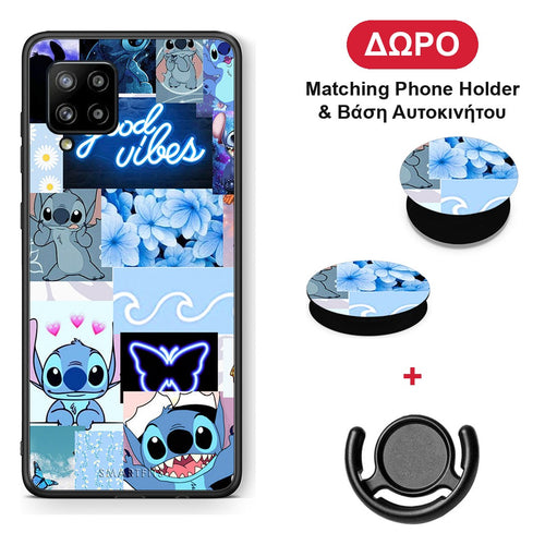 Collage Good Vibes - Samsung Galaxy A42 θήκη + Δώρο Phone Holder & Βάση Αυτοκινήτου