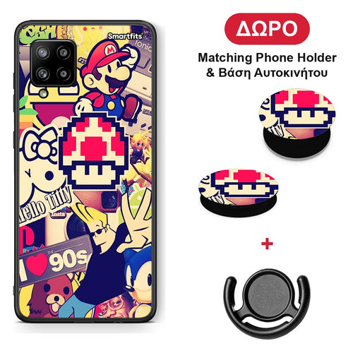 Love The 90s - Samsung Galaxy A42 θήκη + Δώρο Phone Holder & Βάση Αυτοκινήτου