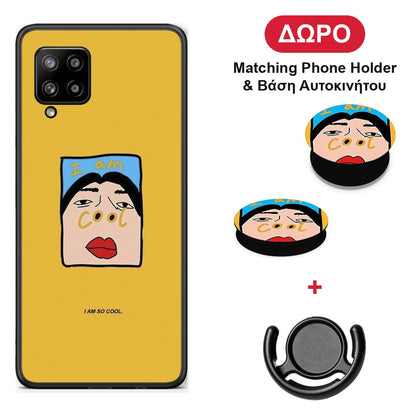 So Cool - Samsung Galaxy A42 θήκη + Δώρο Phone Holder & Βάση Αυτοκινήτου