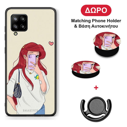 Walking Mermaid - Samsung Galaxy A42 θήκη + Δώρο Phone Holder & Βάση Αυτοκινήτου