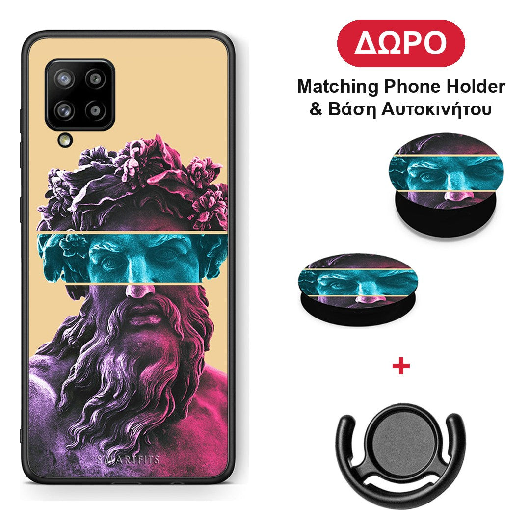 Zeus Art - Samsung Galaxy A42 θήκη + Δώρο Phone Holder & Βάση Αυτοκινήτου