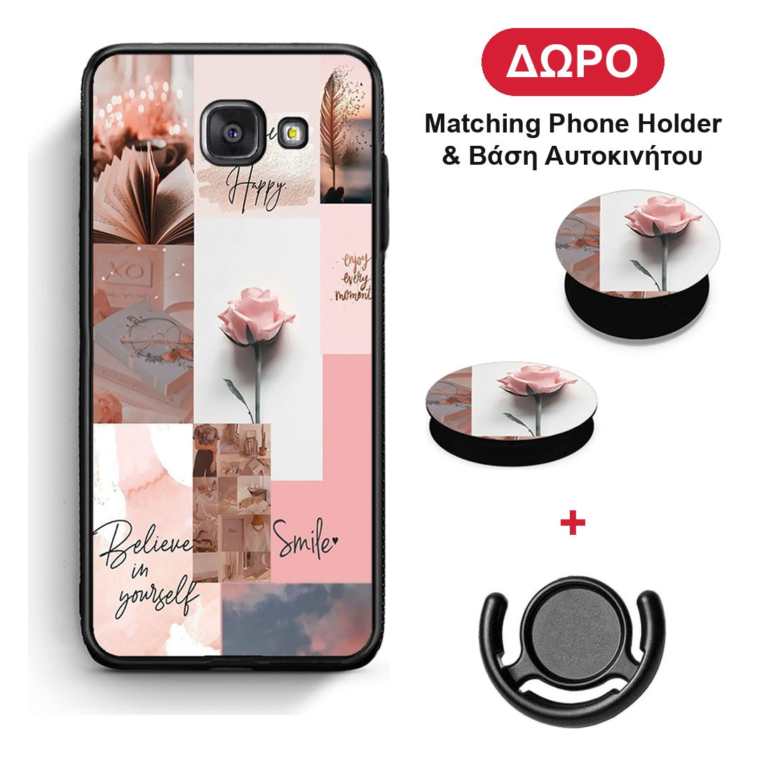 Aesthetic Collage - Samsung Galaxy A5 2017 θήκη + Δώρο Phone Holder & Βάση Αυτοκινήτου