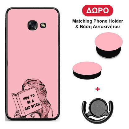 Bad Bitch - Samsung Galaxy A5 2017 θήκη + Δώρο Phone Holder & Βάση Αυτοκινήτου