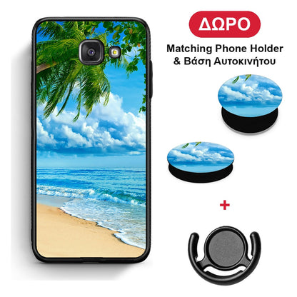 Beautiful Beach - Samsung Galaxy A5 2017 θήκη + Δώρο Phone Holder & Βάση Αυτοκινήτου