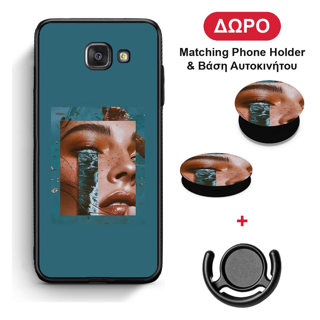 Cry An Ocean - Samsung Galaxy A5 2017 θήκη + Δώρο Phone Holder & Βάση Αυτοκινήτου