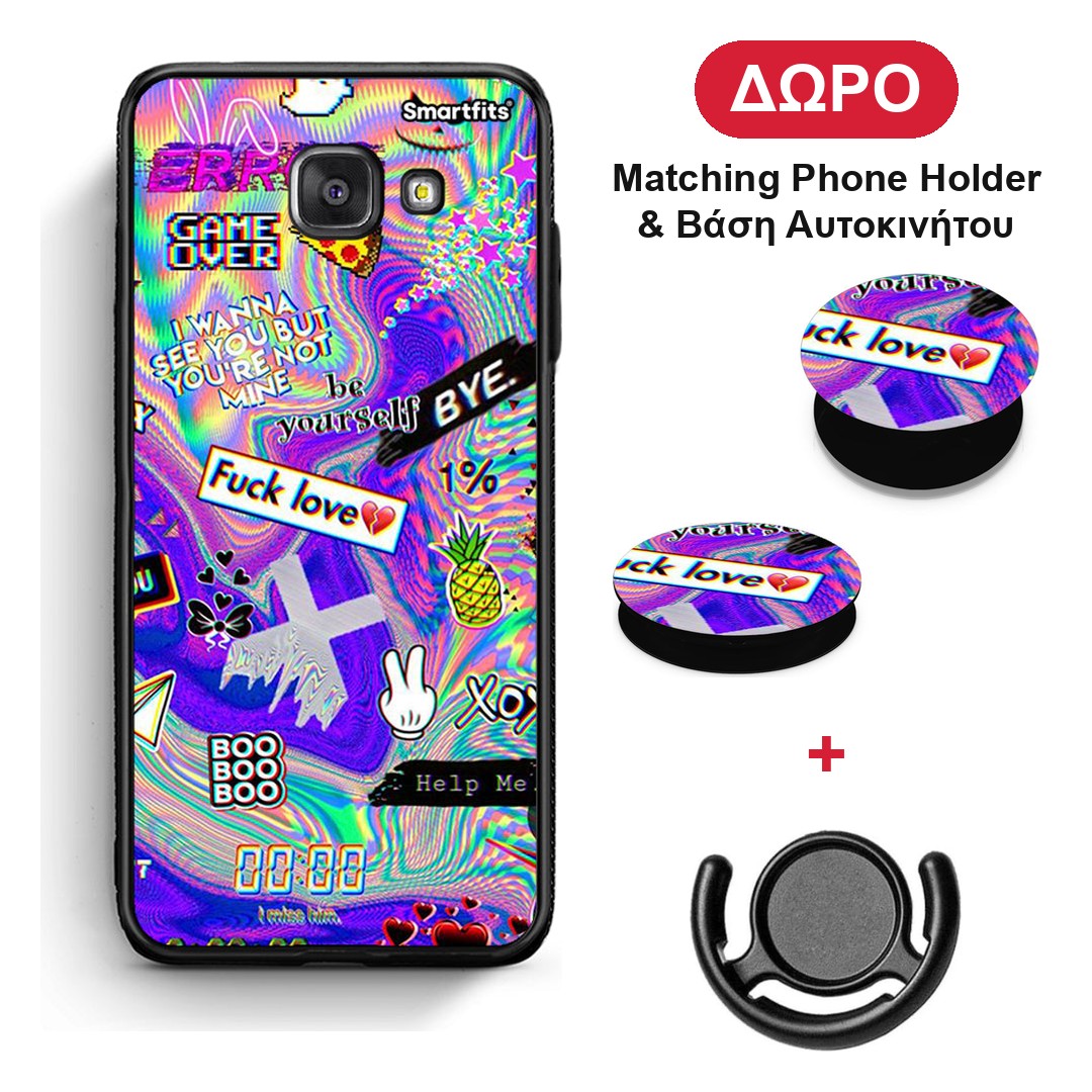 Game Over - Samsung Galaxy A5 2017 θήκη + Δώρο Phone Holder & Βάση Αυτοκινήτου