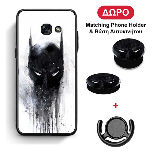 Hero Paint Bat - Samsung Galaxy A5 2017 θήκη + Δώρο Phone Holder & Βάση Αυτοκινήτου