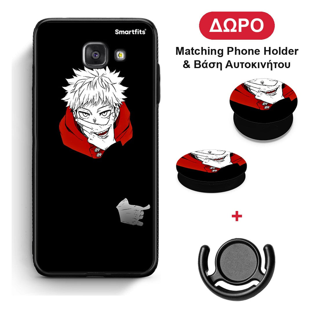 Itadori Anime - Samsung Galaxy A5 2017 θήκη + Δώρο Phone Holder & Βάση Αυτοκινήτου