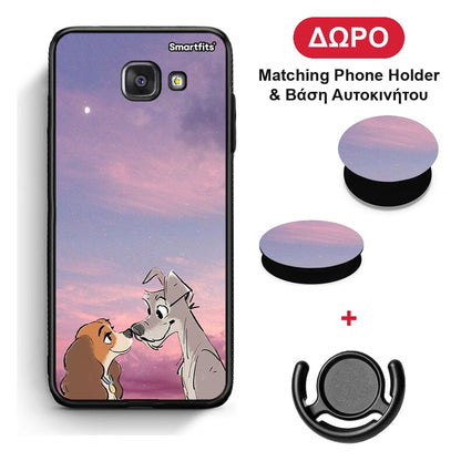 Lady And Tramp - Samsung Galaxy A5 2017 θήκη + Δώρο Phone Holder & Βάση Αυτοκινήτου