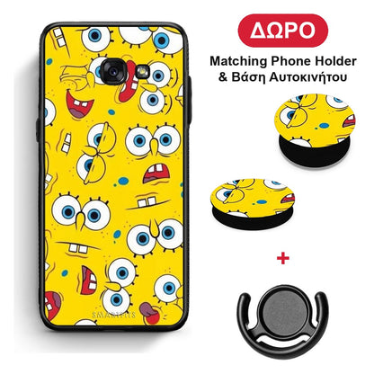 PopArt Sponge - Samsung Galaxy A5 2017 θήκη + Δώρο Phone Holder & Βάση Αυτοκινήτου