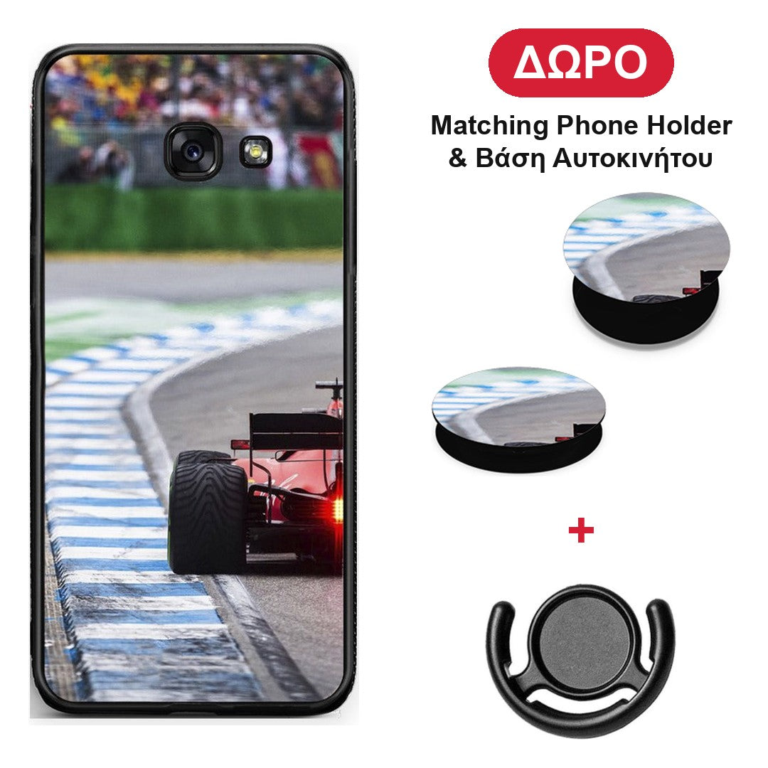 Racing Vibes - Samsung Galaxy A5 2017 θήκη + Δώρο Phone Holder & Βάση Αυτοκινήτου