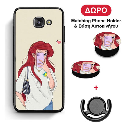Walking Mermaid - Samsung Galaxy A5 2017 θήκη + Δώρο Phone Holder & Βάση Αυτοκινήτου