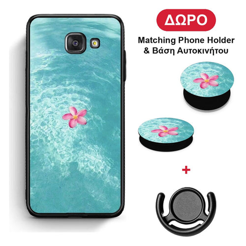 Water Flower - Samsung Galaxy A5 2017 θήκη + Δώρο Phone Holder & Βάση Αυτοκινήτου