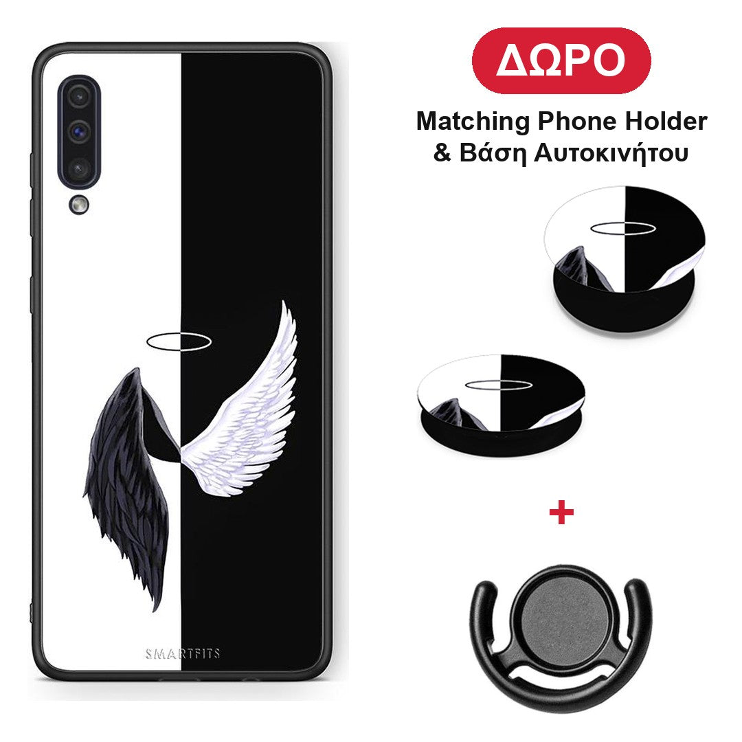 Angels Demons - Samsung Galaxy A50 / A30s θήκη + Δώρο Phone Holder & Βάση Αυτοκινήτου