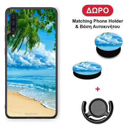 Beautiful Beach - Samsung Galaxy A50 / A30s θήκη + Δώρο Phone Holder & Βάση Αυτοκινήτου