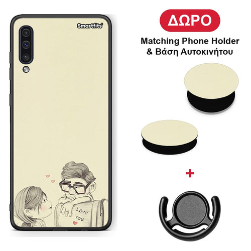 Carl And Ellie - Samsung Galaxy A50 / A30s θήκη + Δώρο Phone Holder & Βάση Αυτοκινήτου