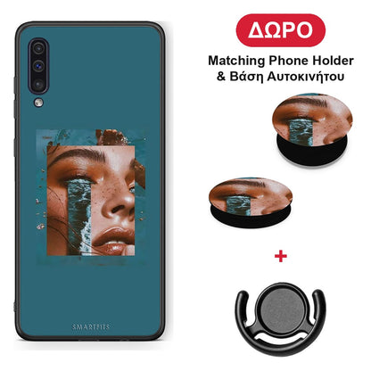 Cry An Ocean - Samsung Galaxy A50 / A30s θήκη + Δώρο Phone Holder & Βάση Αυτοκινήτου