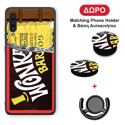 Golden Ticket - Samsung Galaxy A50 / A30s θήκη + Δώρο Phone Holder & Βάση Αυτοκινήτου