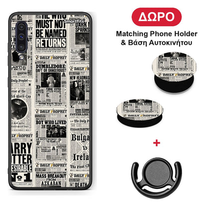 Harry Paper - Samsung Galaxy A50 / A30s θήκη + Δώρο Phone Holder & Βάση Αυτοκινήτου