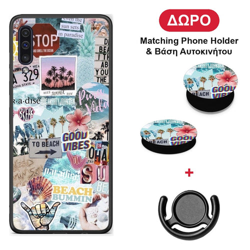 Summer Vibes - Samsung Galaxy A50 / A30s θήκη + Δώρο Phone Holder & Βάση Αυτοκινήτου