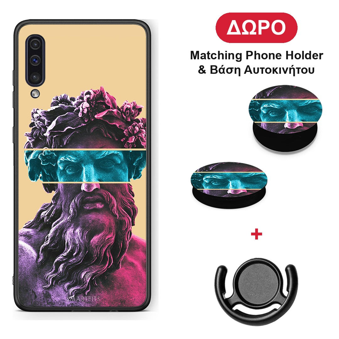 Zeus Art - Samsung Galaxy A50 / A30s θήκη + Δώρο Phone Holder & Βάση Αυτοκινήτου