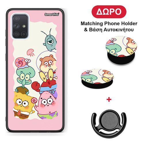 Cute Companion - Samsung Galaxy A51 θήκη + Δώρο Phone Holder & Βάση Αυτοκινήτου