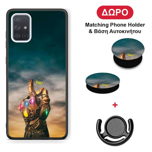 Infinity Snap - Samsung Galaxy A51 θήκη + Δώρο Phone Holder & Βάση Αυτοκινήτου