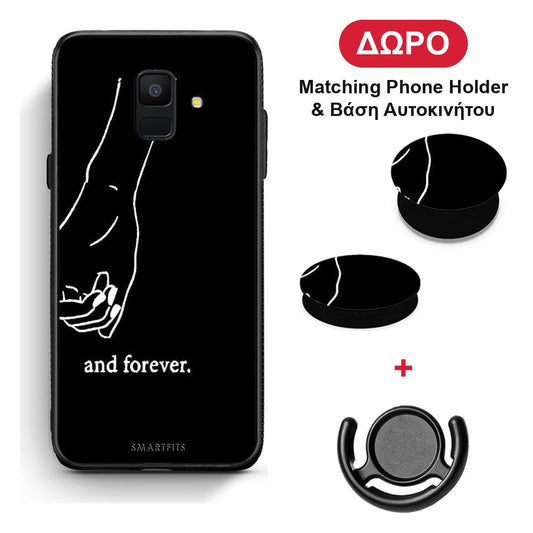 Always & Forever 2 - Samsung Galaxy A6 2018 θήκη + Δώρο Phone Holder & Βάση Αυτοκινήτου