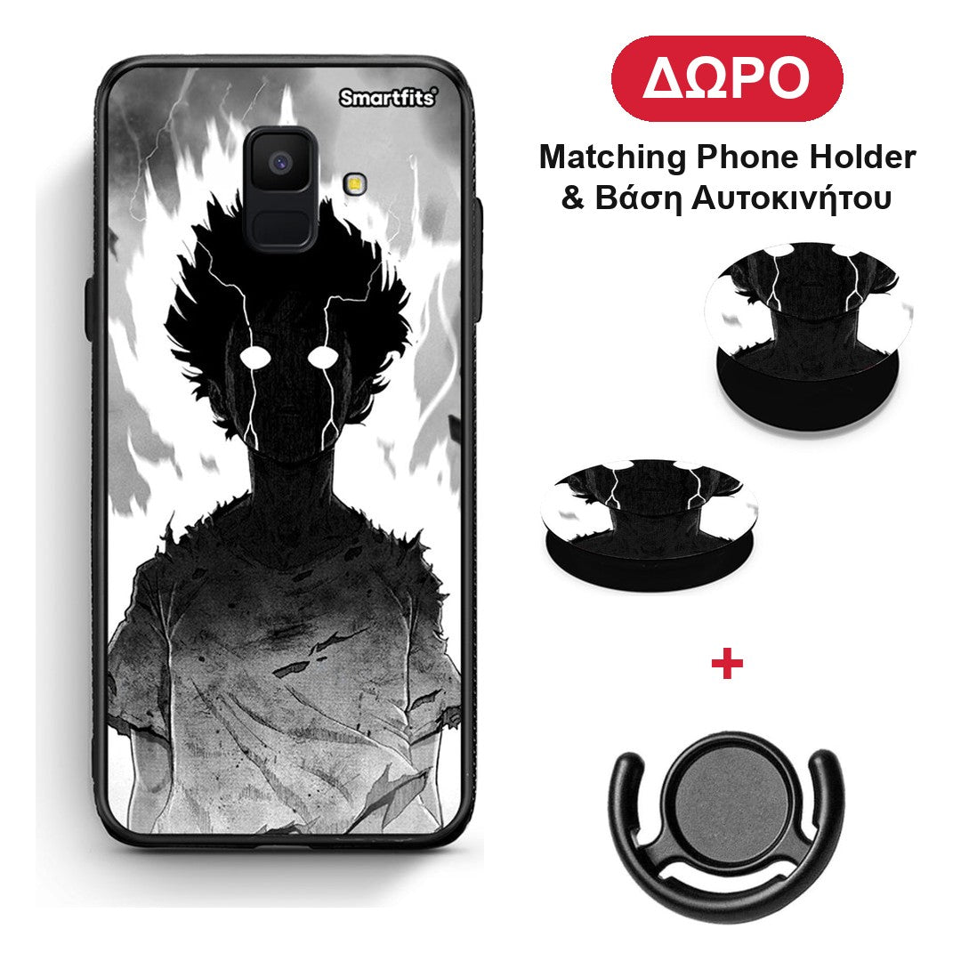 Anime Boy - Samsung Galaxy A6 2018 θήκη + Δώρο Phone Holder & Βάση Αυτοκινήτου