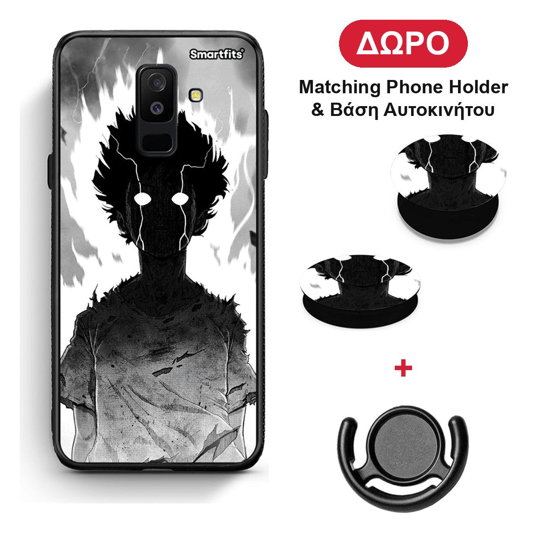 Anime Boy - Samsung Galaxy A6+ 2018 θήκη + Δώρο Phone Holder & Βάση Αυτοκινήτου
