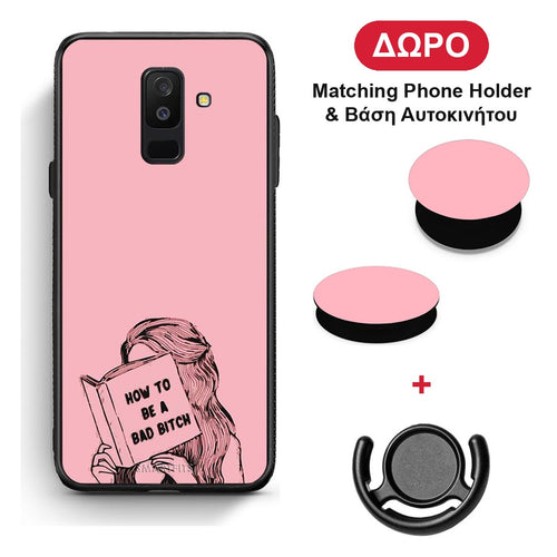 Bad Bitch - Samsung Galaxy A6+ 2018 θήκη + Δώρο Phone Holder & Βάση Αυτοκινήτου