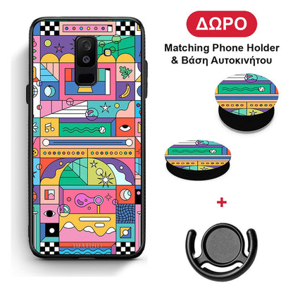 Bubbles Soap - Samsung Galaxy A6+ 2018 θήκη + Δώρο Phone Holder & Βάση Αυτοκινήτου