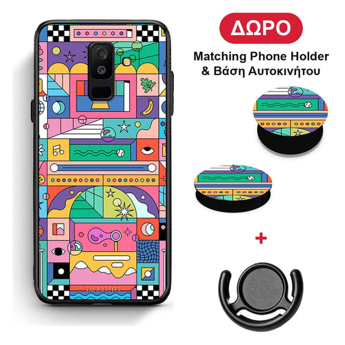 Bubbles Soap - Samsung Galaxy A6+ 2018 θήκη + Δώρο Phone Holder & Βάση Αυτοκινήτου