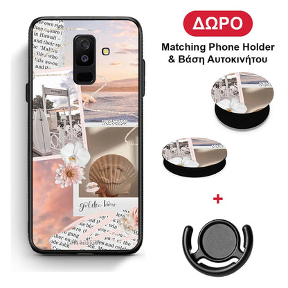Golden Hour - Samsung Galaxy A6+ 2018 θήκη + Δώρο Phone Holder & Βάση Αυτοκινήτου