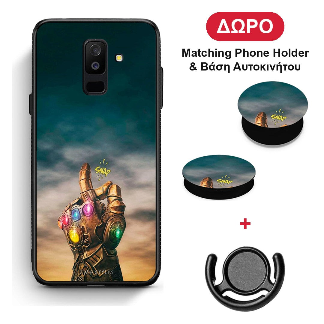 Infinity Snap - Samsung Galaxy A6+ 2018 θήκη + Δώρο Phone Holder & Βάση Αυτοκινήτου