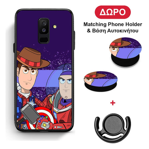 Infinity Story - Samsung Galaxy A6+ 2018 θήκη + Δώρο Phone Holder & Βάση Αυτοκινήτου