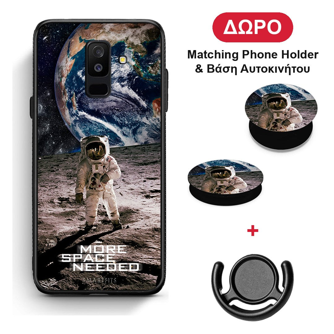 More Space - Samsung Galaxy A6+ 2018 θήκη + Δώρο Phone Holder & Βάση Αυτοκινήτου