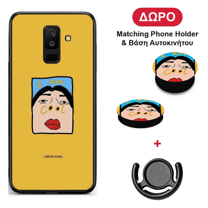 So Cool - Samsung Galaxy A6+ 2018 θήκη + Δώρο Phone Holder & Βάση Αυτοκινήτου