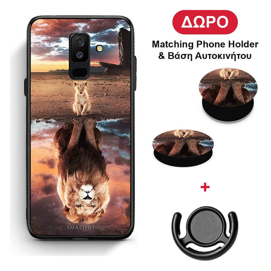 Sunset Dreams - Samsung Galaxy A6+ 2018 θήκη + Δώρο Phone Holder & Βάση Αυτοκινήτου