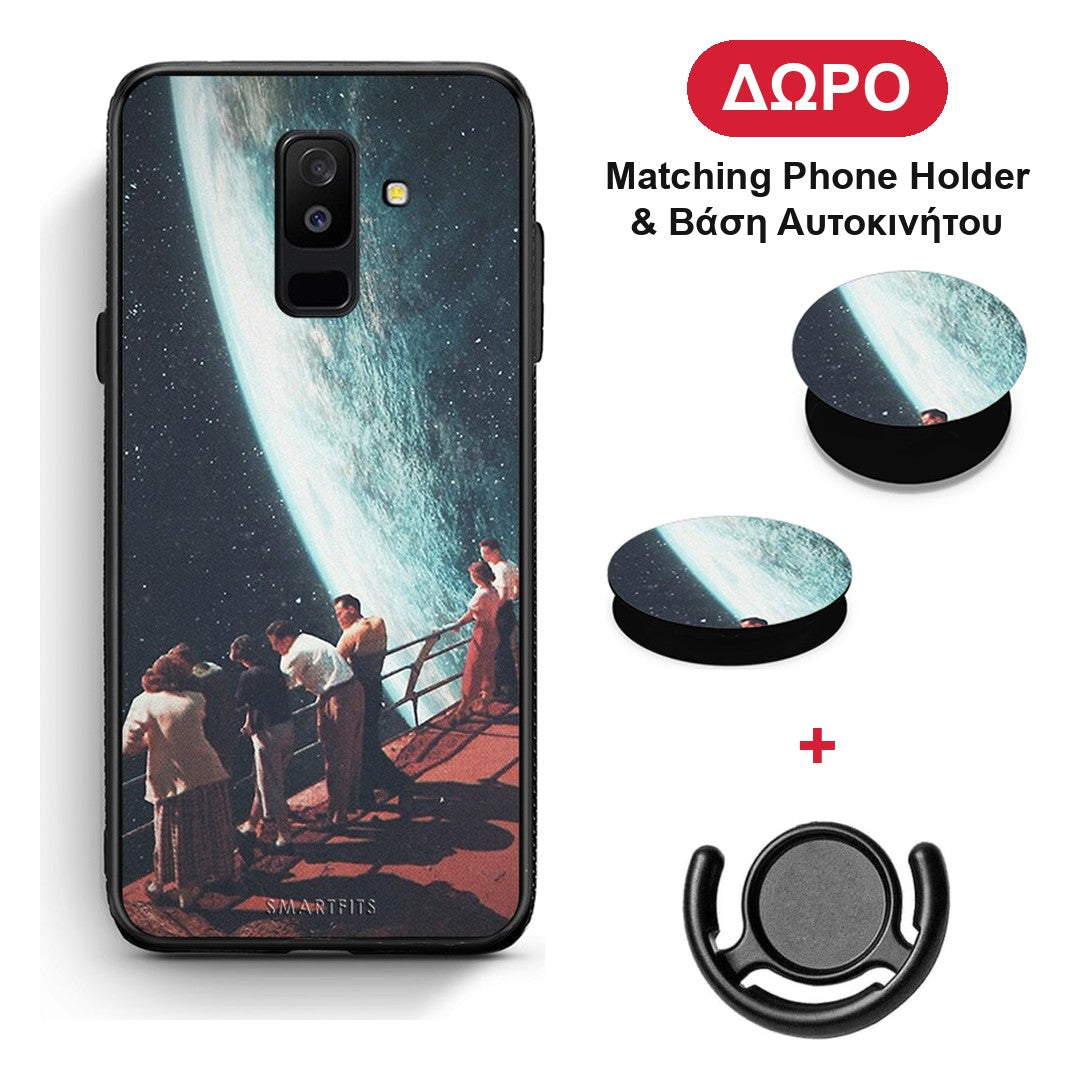 Surreal View - Samsung Galaxy A6+ 2018 θήκη + Δώρο Phone Holder & Βάση Αυτοκινήτου