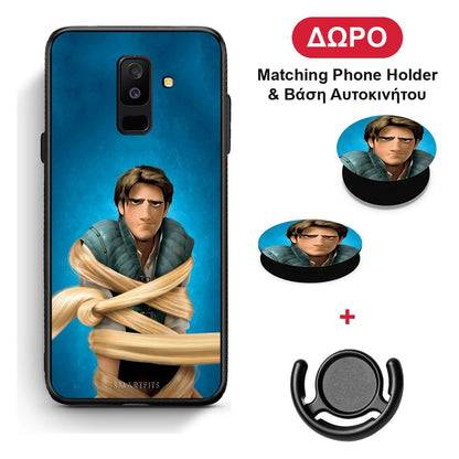 Tangled 1 - Samsung Galaxy A6+ 2018 θήκη + Δώρο Phone Holder & Βάση Αυτοκινήτου
