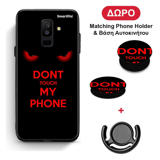 Touch My Phone - Samsung Galaxy A6+ 2018 θήκη + Δώρο Phone Holder & Βάση Αυτοκινήτου