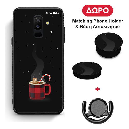 Xmas Bathing - Samsung Galaxy A6+ 2018 θήκη + Δώρο Phone Holder & Βάση Αυτοκινήτου