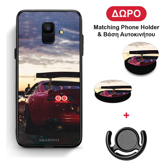 Racing Supra - Samsung Galaxy A6 2018 θήκη + Δώρο Phone Holder & Βάση Αυτοκινήτου
