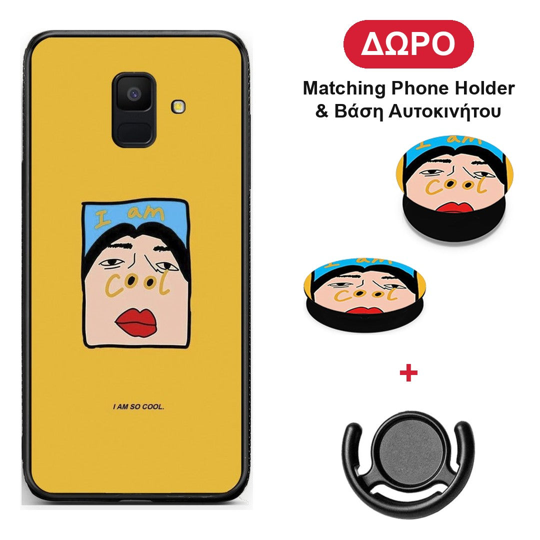 So Cool - Samsung Galaxy A6 2018 θήκη + Δώρο Phone Holder & Βάση Αυτοκινήτου