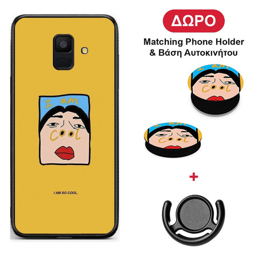 So Cool - Samsung Galaxy A6 2018 θήκη + Δώρο Phone Holder & Βάση Αυτοκινήτου